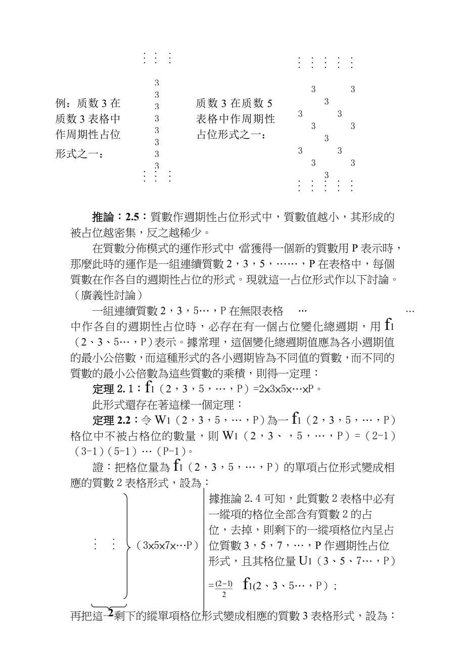 质数分布模式的建立及其应用_第5页