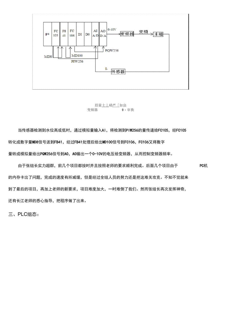 PLC水箱水位控制_第5页