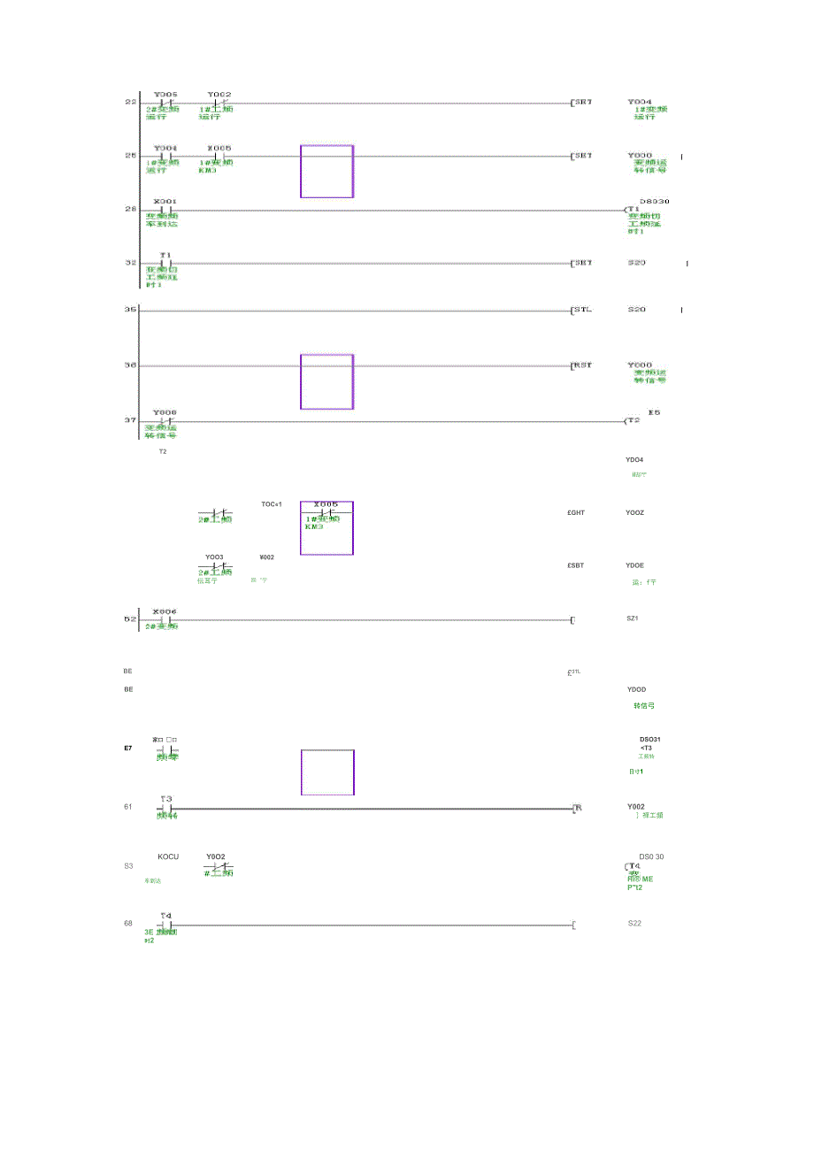 变频恒压供水一拖二PLC程序解析_第4页