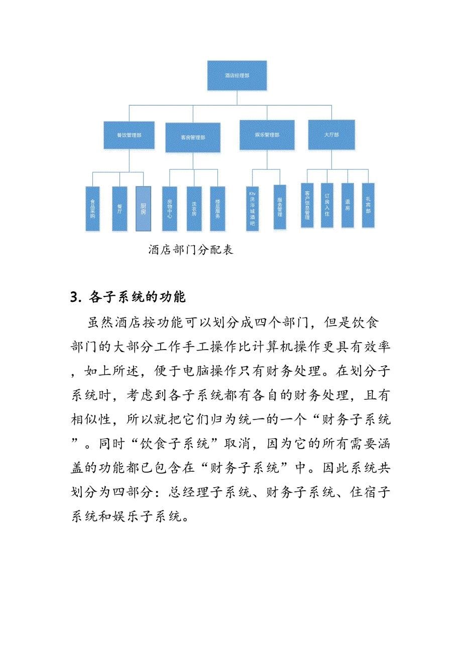 酒店管理系统UML建模分析设计报告(DOC 25页)_第5页