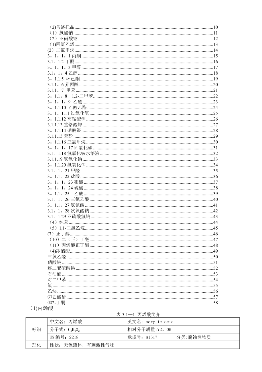 危险化学品特性表_第2页