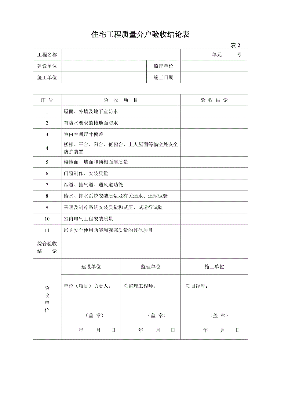 12#住宅工程质量分户验收用表.doc_第2页