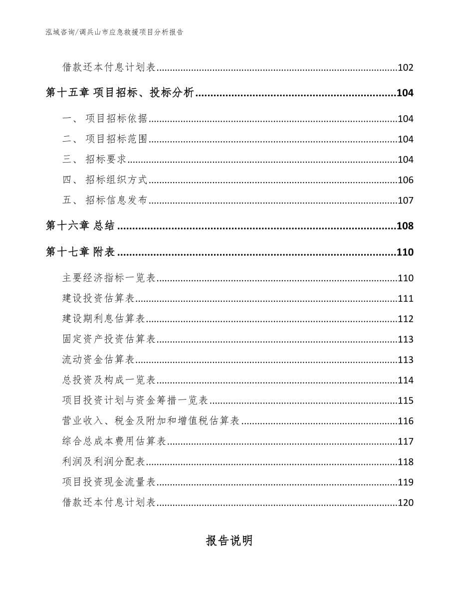 调兵山市应急救援项目分析报告【范文】_第5页