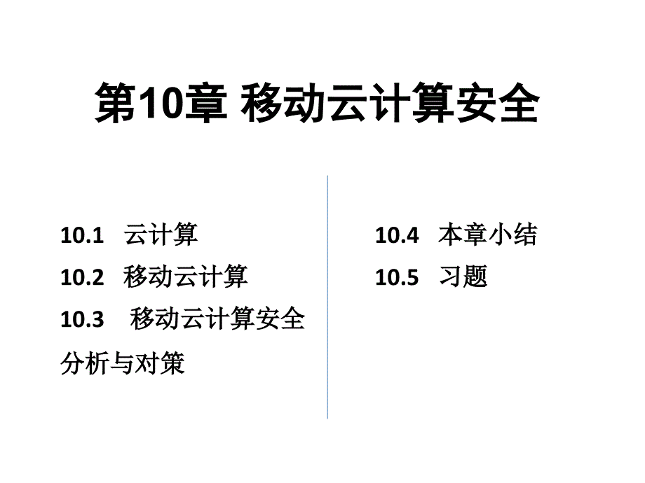 移动互联网安全课件第10章_第1页