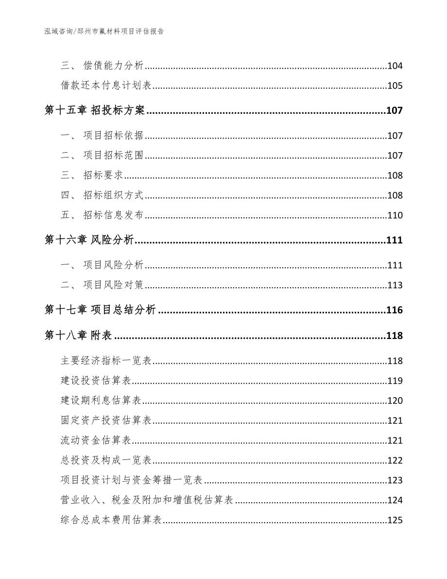 邳州市氟材料项目评估报告模板参考_第5页