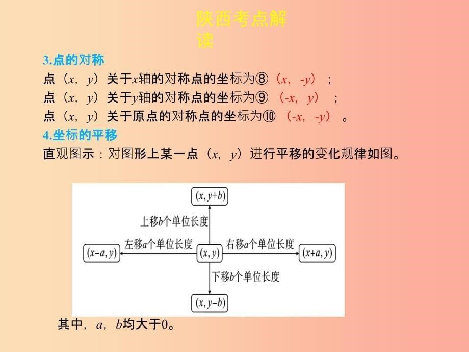 2019届中考数学复习 第三章 函数 3.1 平面直角坐标系与函数课件.ppt_第5页