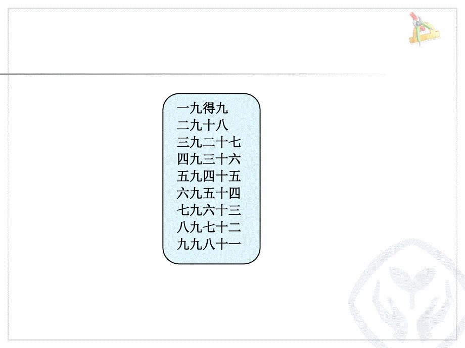 第六单元9的乘法口诀_第3页