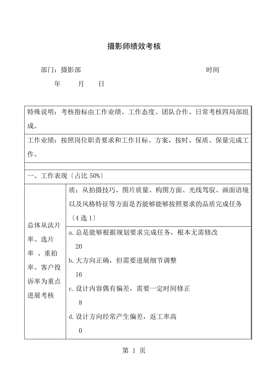 摄影师绩效考核表改53_第1页