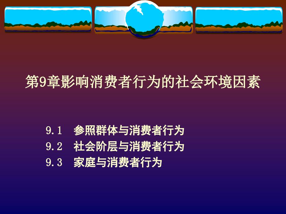 影响消费者行为的社会_第1页