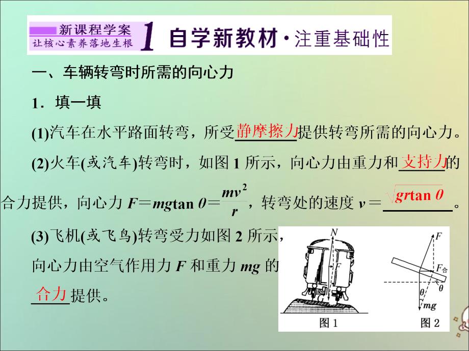 2019-2020学年新教材高中物理 第3章 圆周运动 第3节 离心现象课件 鲁科版必修第二册_第2页