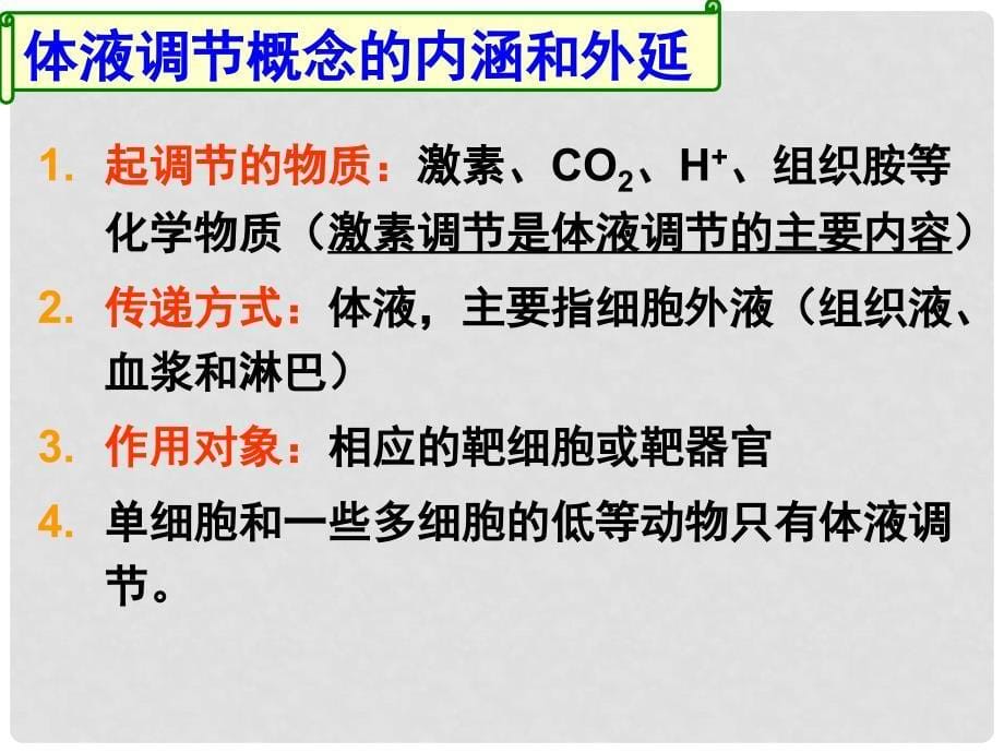 江苏省淮安市高中生物 第二章 动物和人体生命活动的调节 2.3 神经调节与体液调节的关系课件 新人教版必修3_第5页