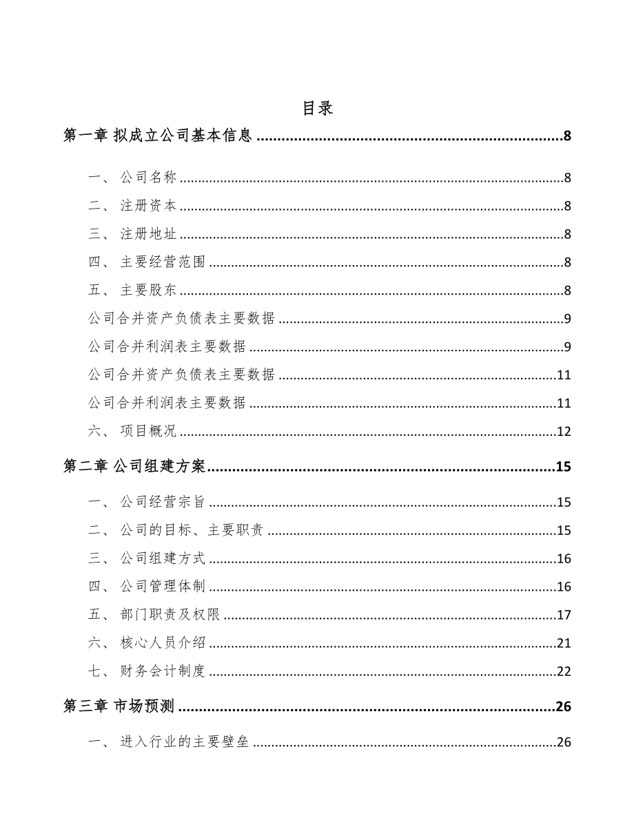 吕梁关于成立LED应用产品公司可行性报告(DOC 74页)_第2页