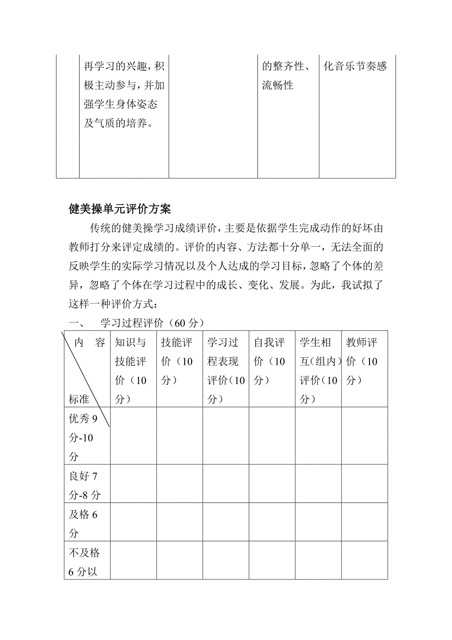 健美操单元教学计划.doc_第4页