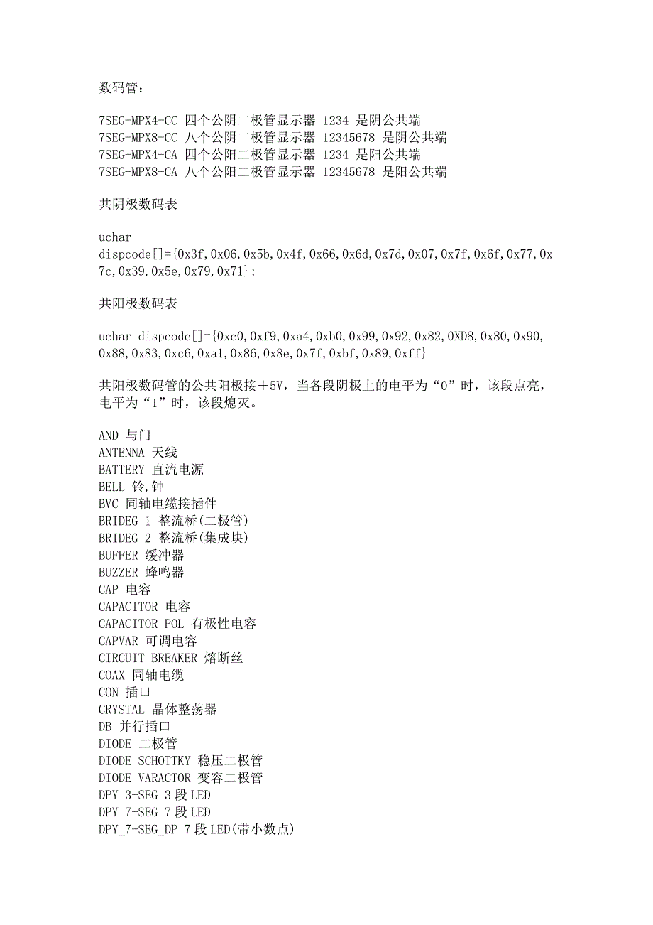 Proteus中的器件(中英对照方便查询).doc_第1页