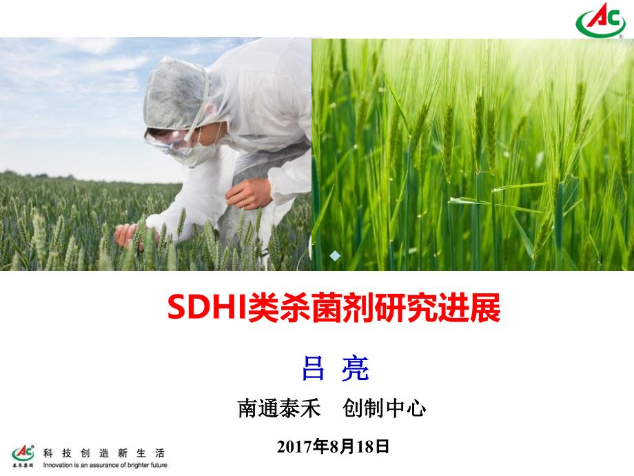 SDHI类杀菌剂研究进展课件_第1页