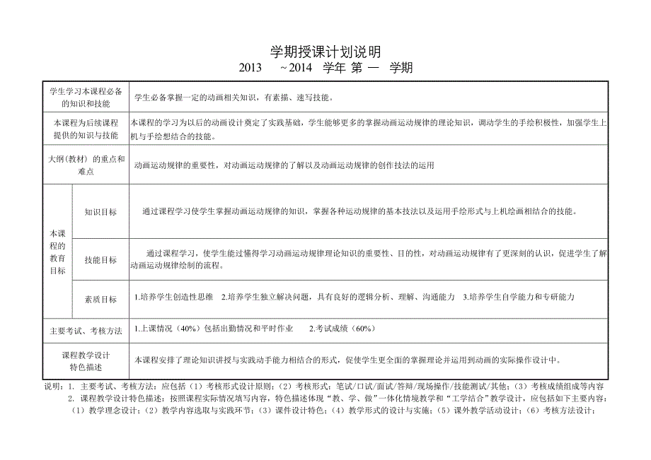 动画运动规律学期授课计划_第2页