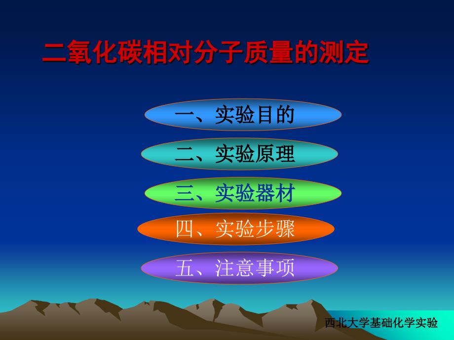 二氧化碳相对分子质量的测定_第1页