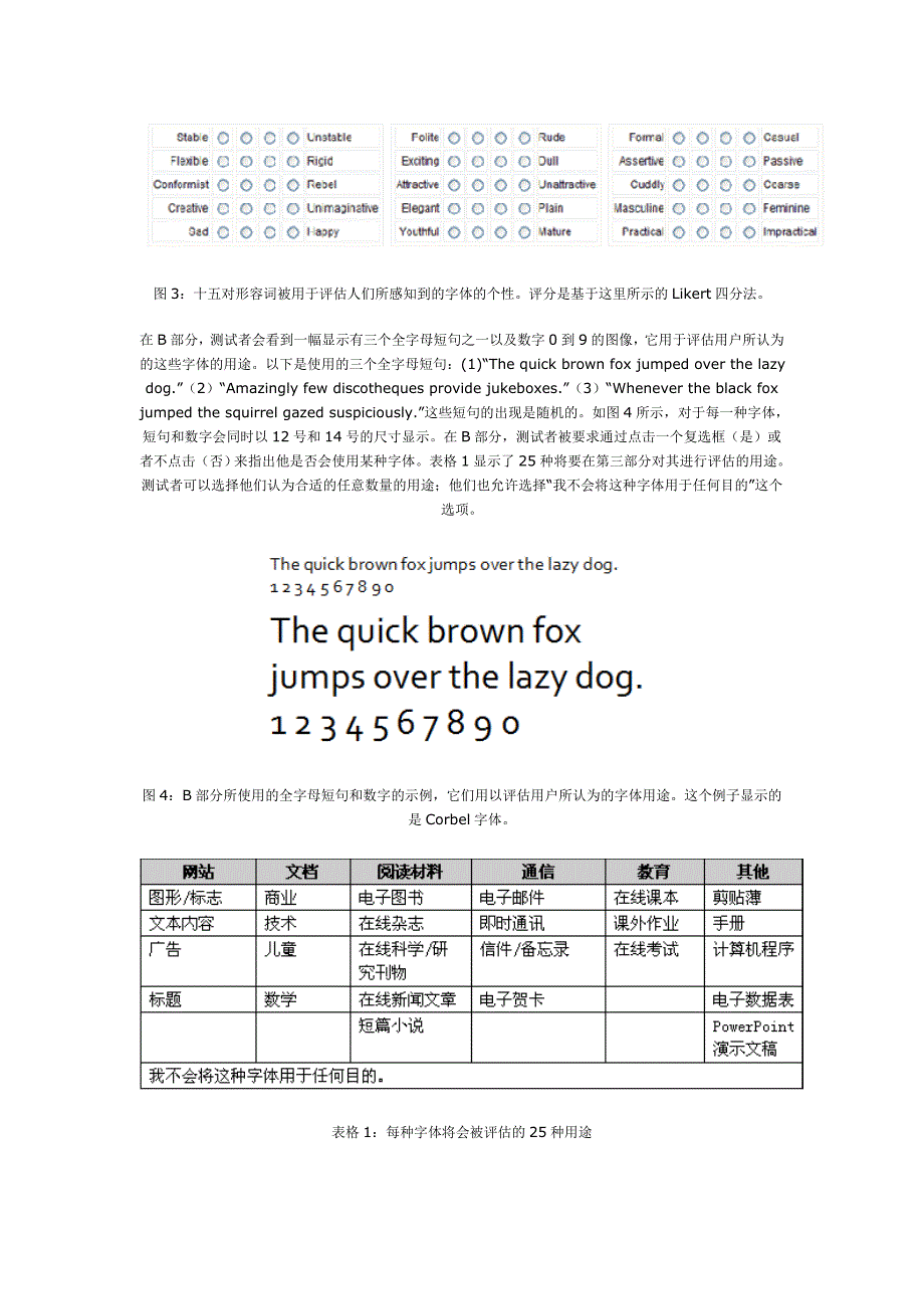 英文字体的特征及用途_第3页