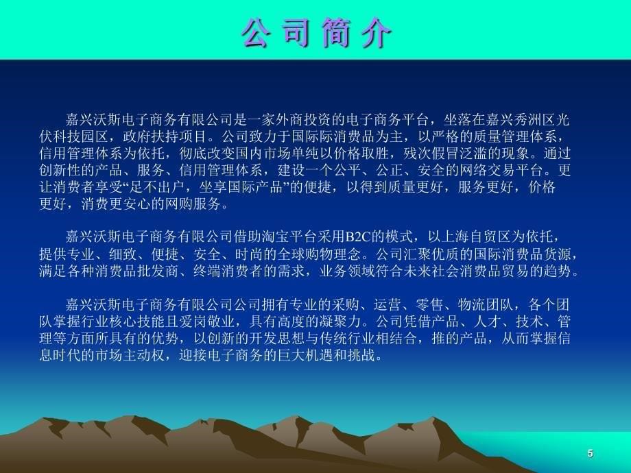 嘉兴沃斯电子商务公员工手册培训的资料_第5页