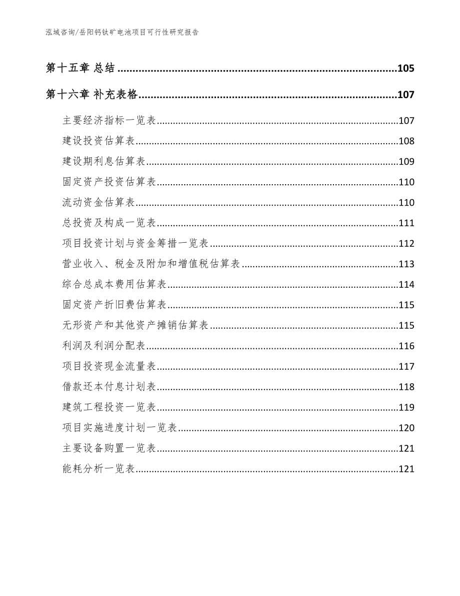 岳阳钙钛矿电池项目可行性研究报告_第5页