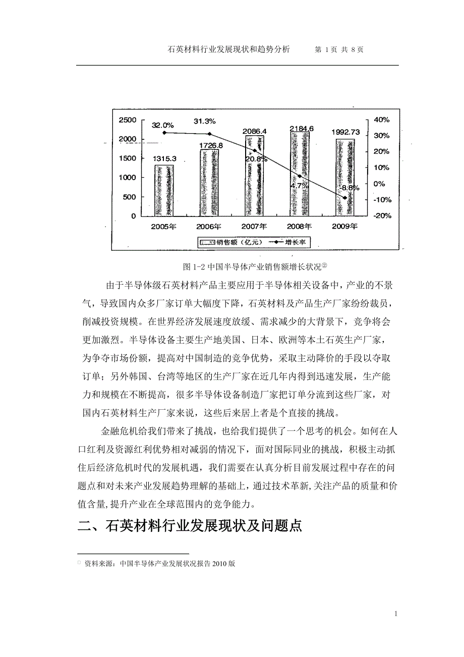 石英材料行业发展现状分析与建议[谢]_第2页