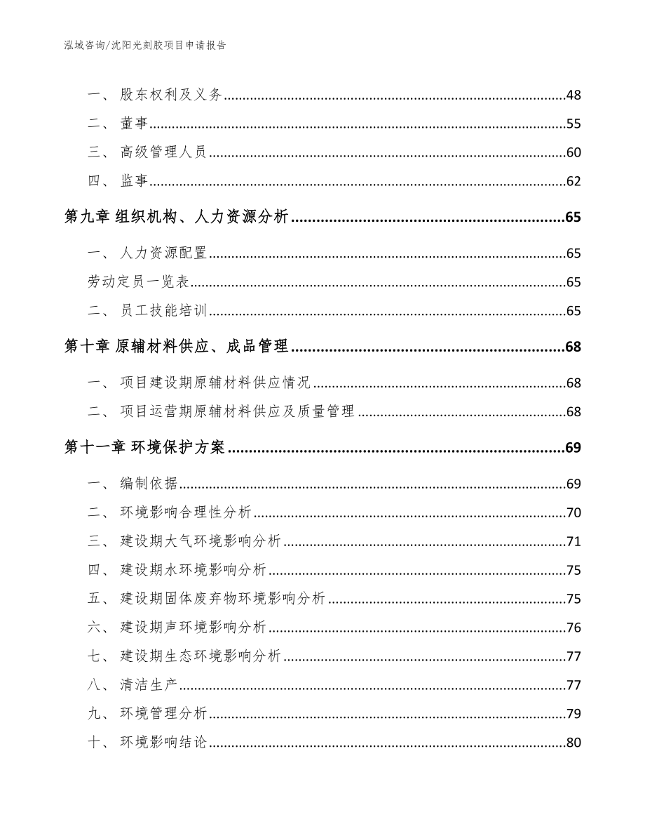 沈阳光刻胶项目申请报告（模板范文）_第4页