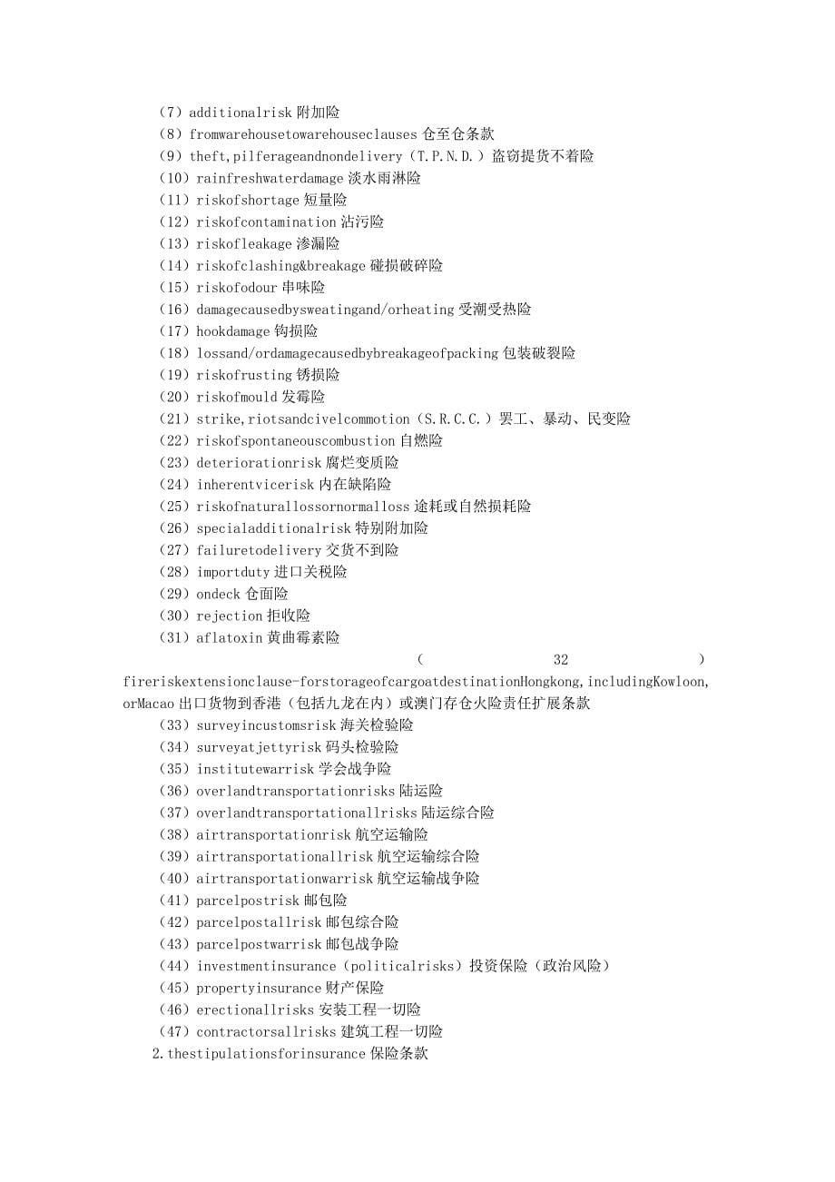 信用证常见条款详解（中英）__第5页