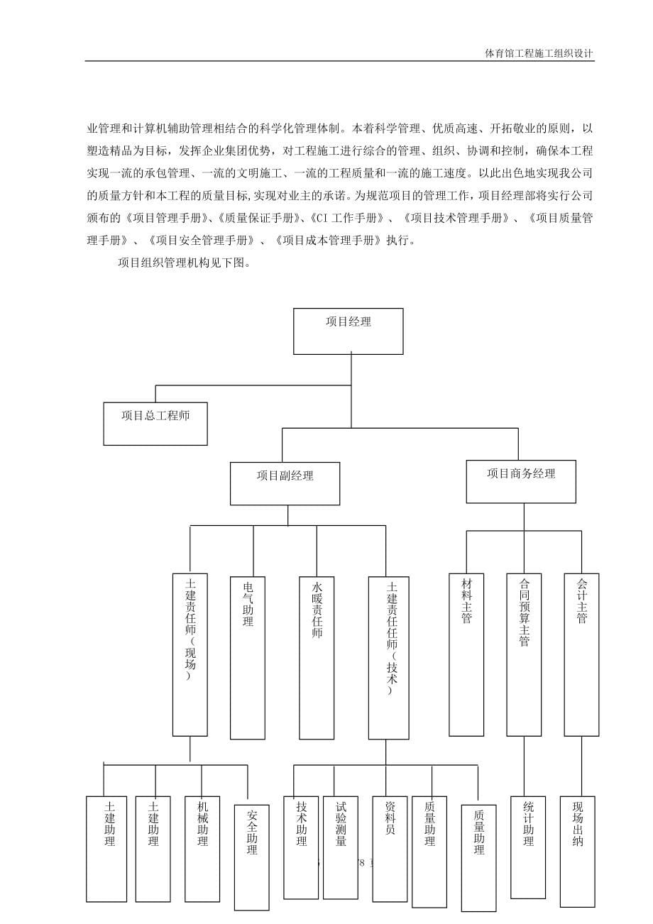 高校新校区体育馆施工组织设计#山西#筏板基础#附示意图_第5页