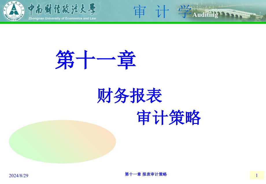 报表审计策略PPT课件_第1页