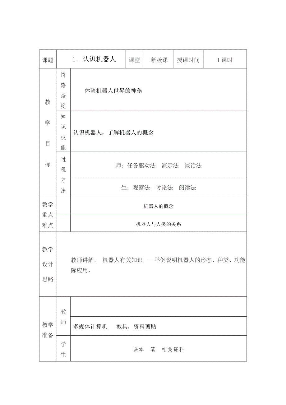 六年级信息技术上册教案_第3页