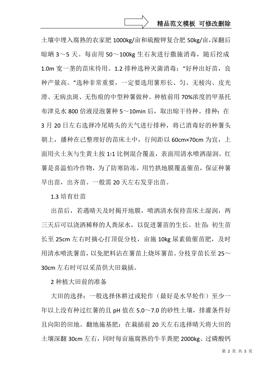 红薯高产栽培技术反思_第2页