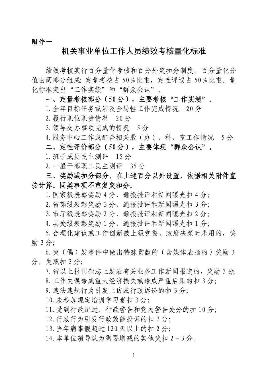 事业单位考核打分.doc_第1页
