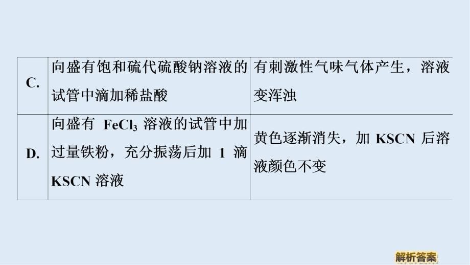 版化学二轮人教版课件：第1部分 专题10 化学实验基础——突破实验选择题_第5页