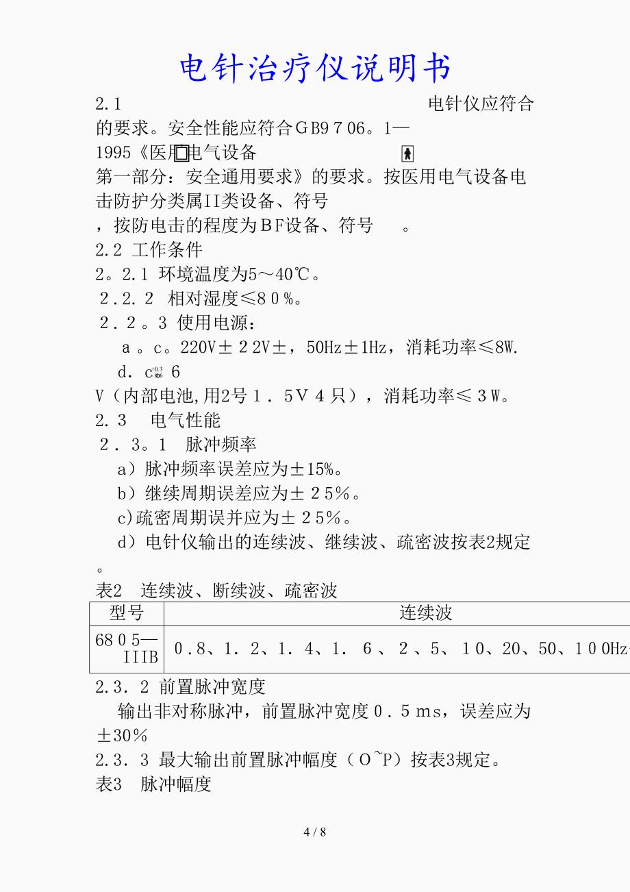 最新电针治疗仪说明书精品课件_第4页