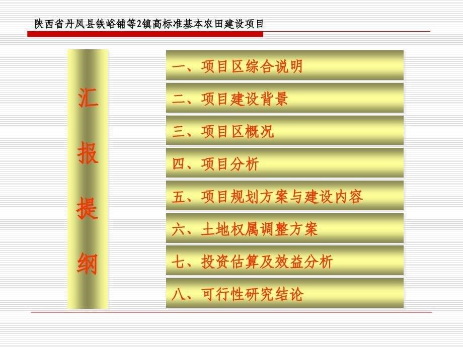 某镇高标准基本农田建设项目概述choh_第5页