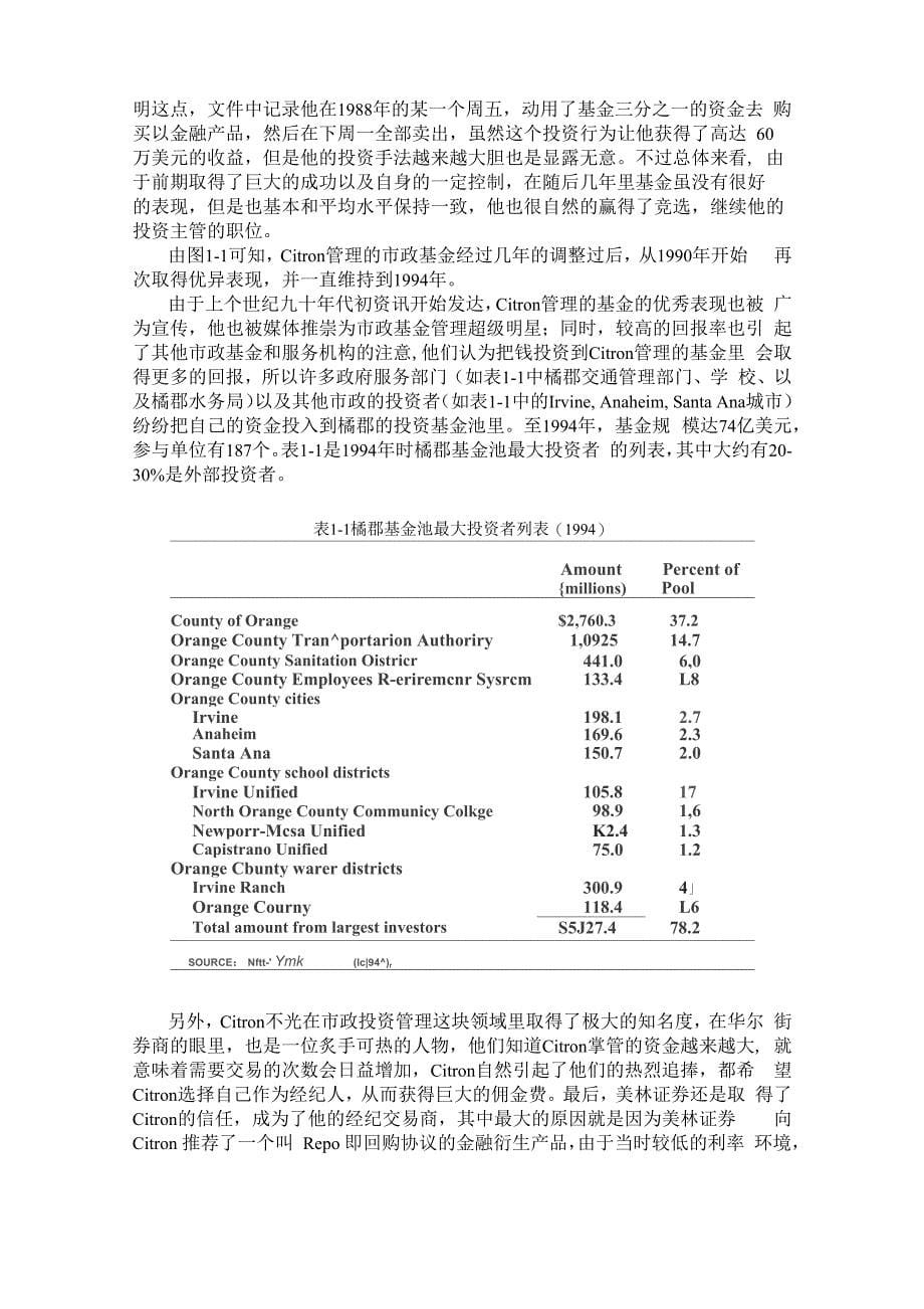 橘郡(orange county)破产案例分析_第5页