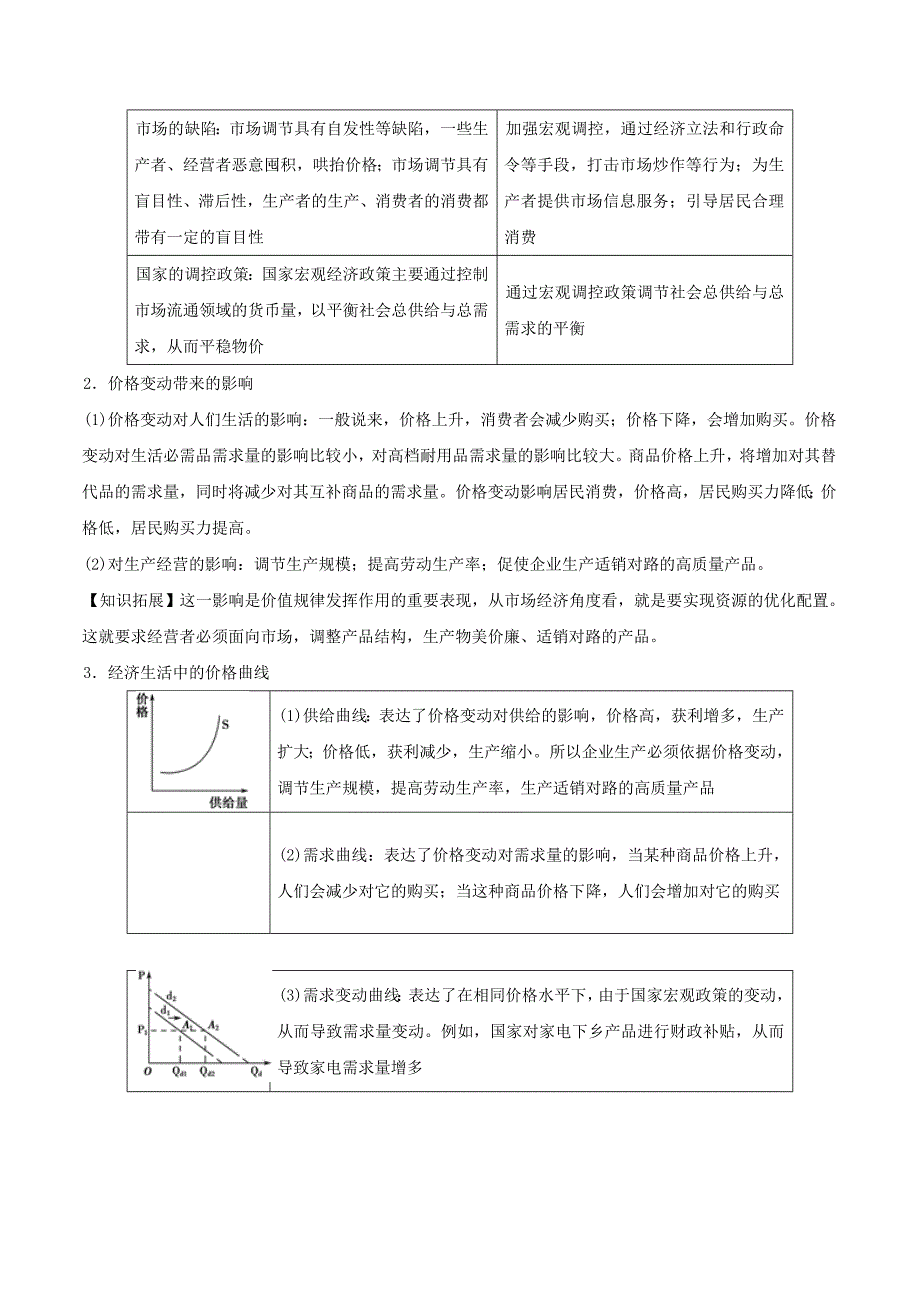 2022年高考政治 考纲解读与热点难点突破 专题01 货币价格与居民消费教学案_第3页