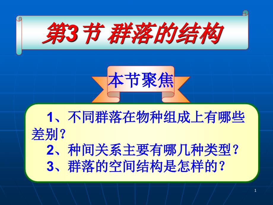 第三节群落的结构_第1页