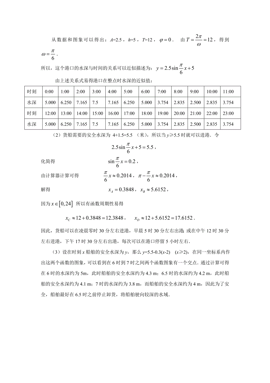 56三角函数的图像和性质（教育精品）_第3页