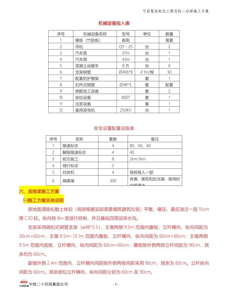 浙江某跨既有高速公路特大桥连续梁施工方案_第5页