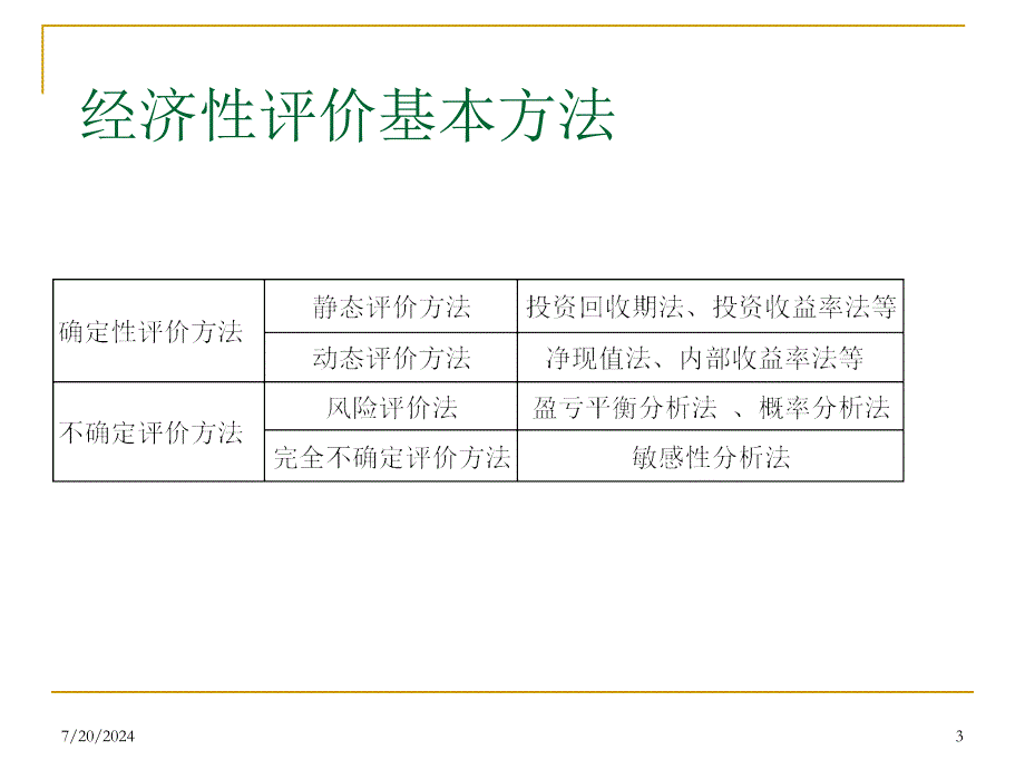 第四章工程项目经济评价的基本方法-课件_第3页