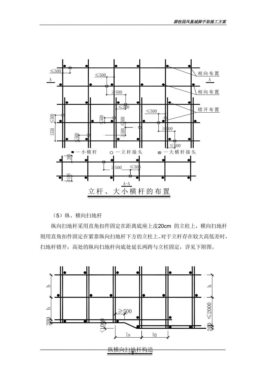 碧桂园凤凰城8楼脚手架施工方案_第5页