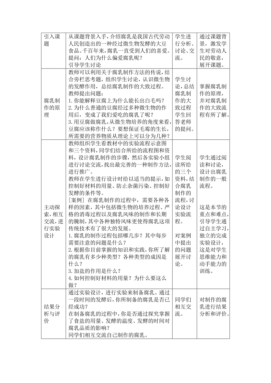 12　腐乳的制作　教学设计.doc_第2页