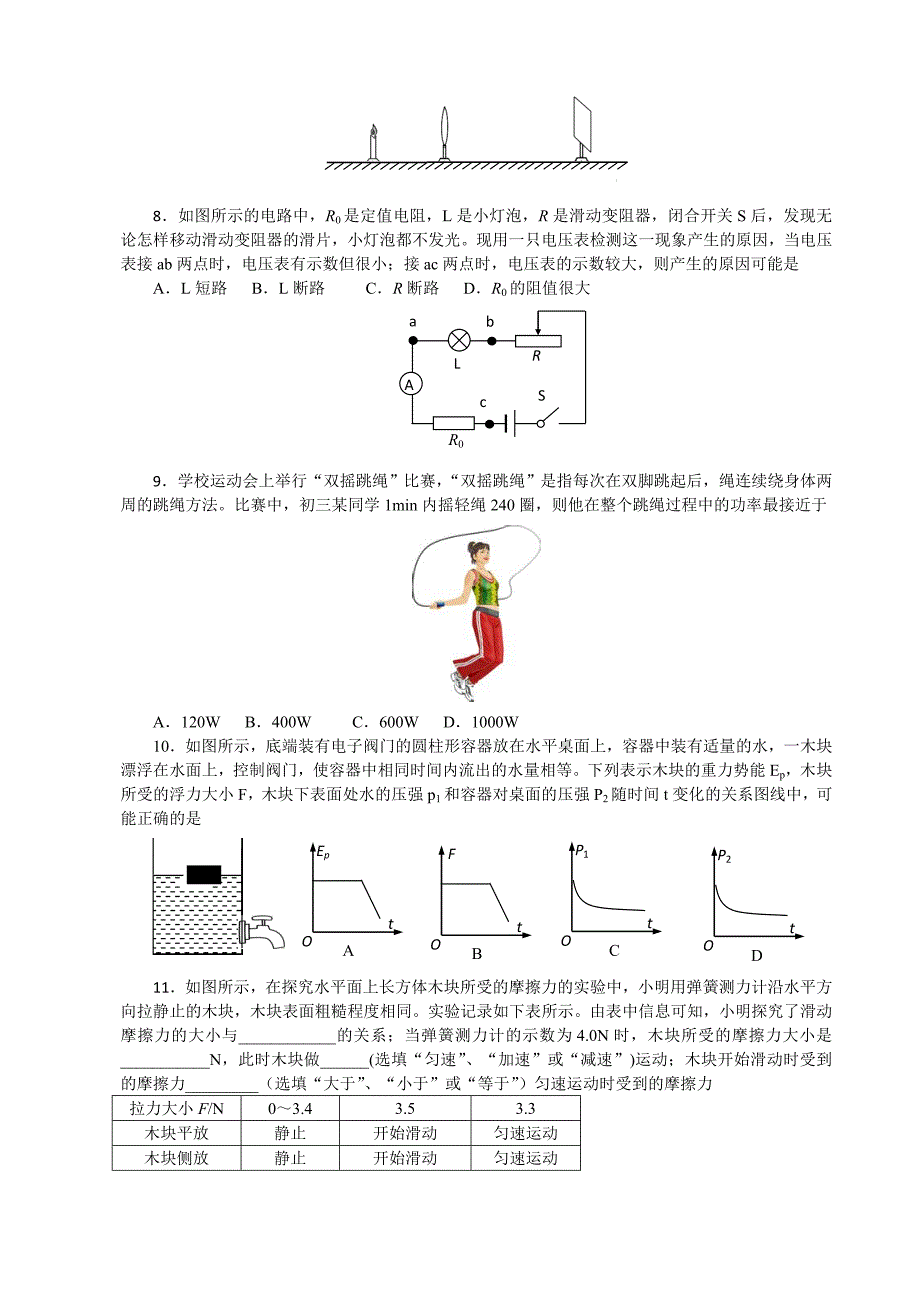 2014年江苏省南通市中考物理试题及答案_第2页