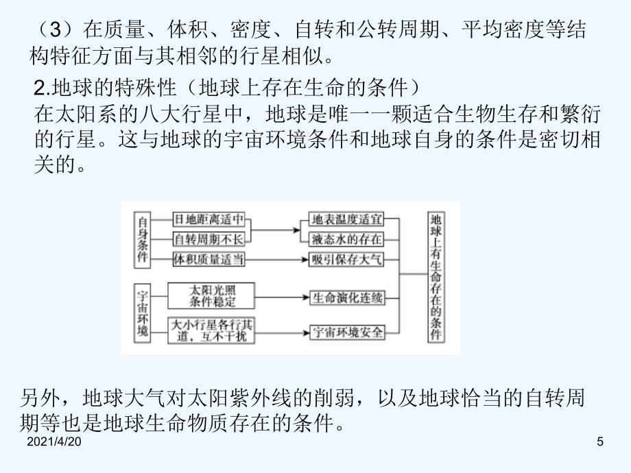 学案2宇宙中的地球、太阳活动对地球的影响_第5页