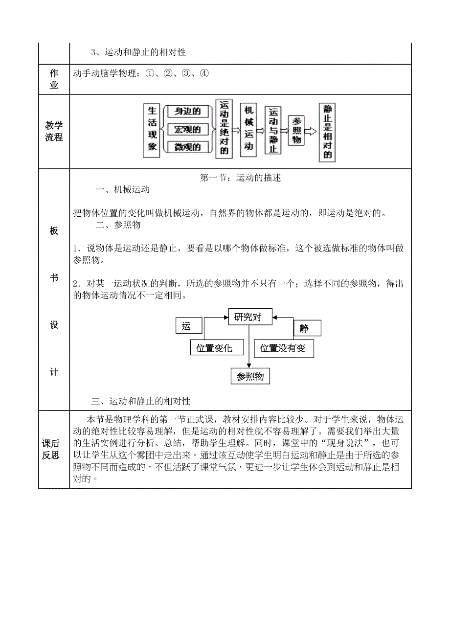 运动的描述教学设计.docx_第4页