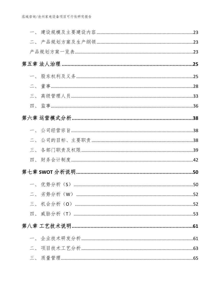 沧州家电设备项目可行性研究报告（模板范本）_第2页