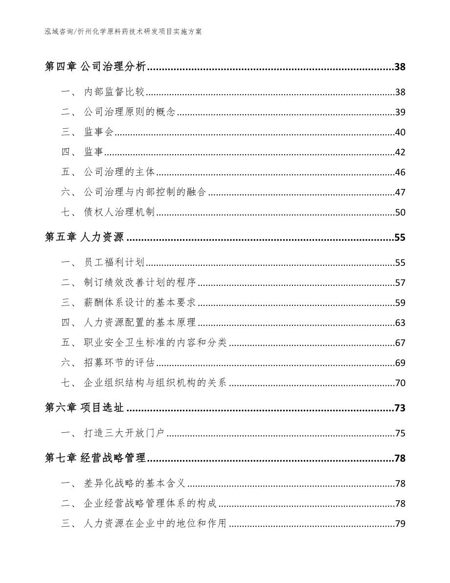 忻州化学原料药技术研发项目实施方案（模板参考）_第2页