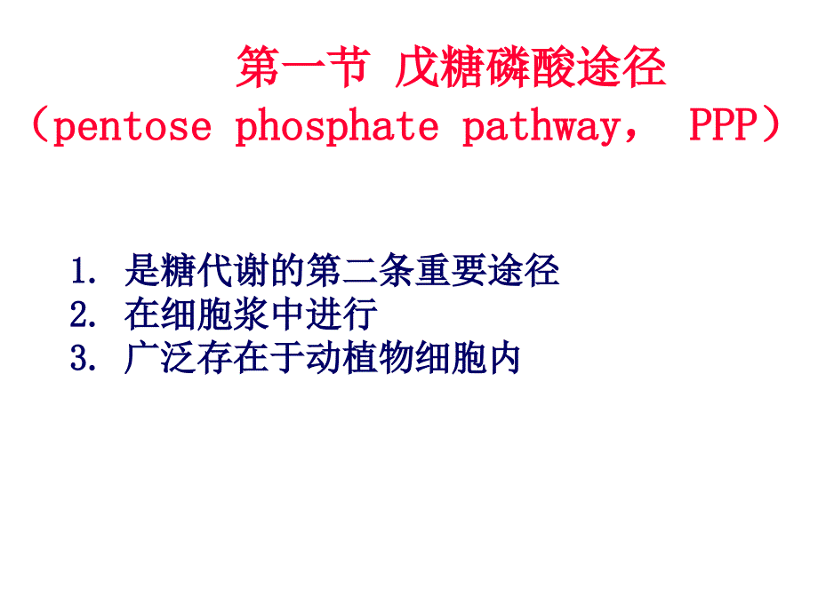 戊糖磷酸途径异生糖原合成与分解_第2页