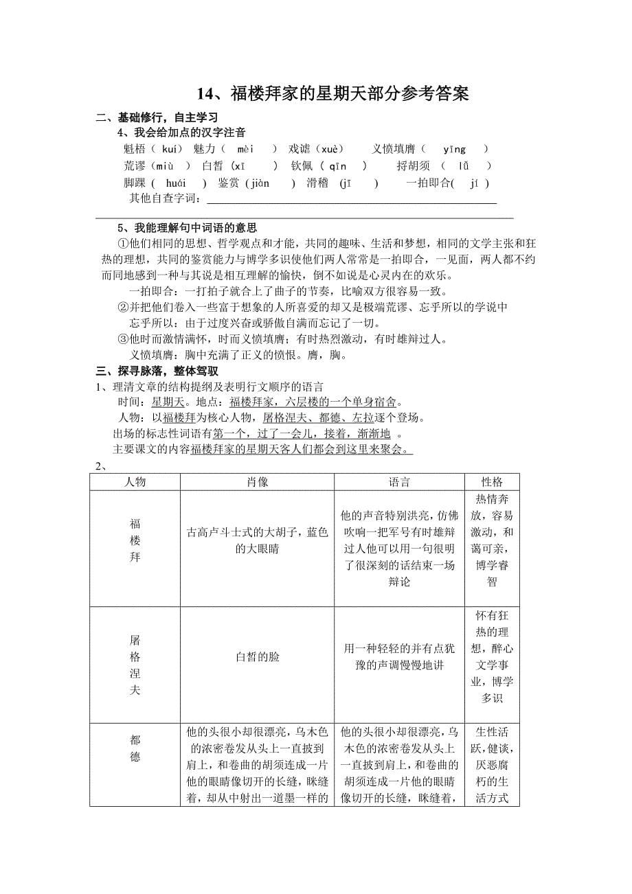 福楼拜家的星期天（邹琼丽）_第5页